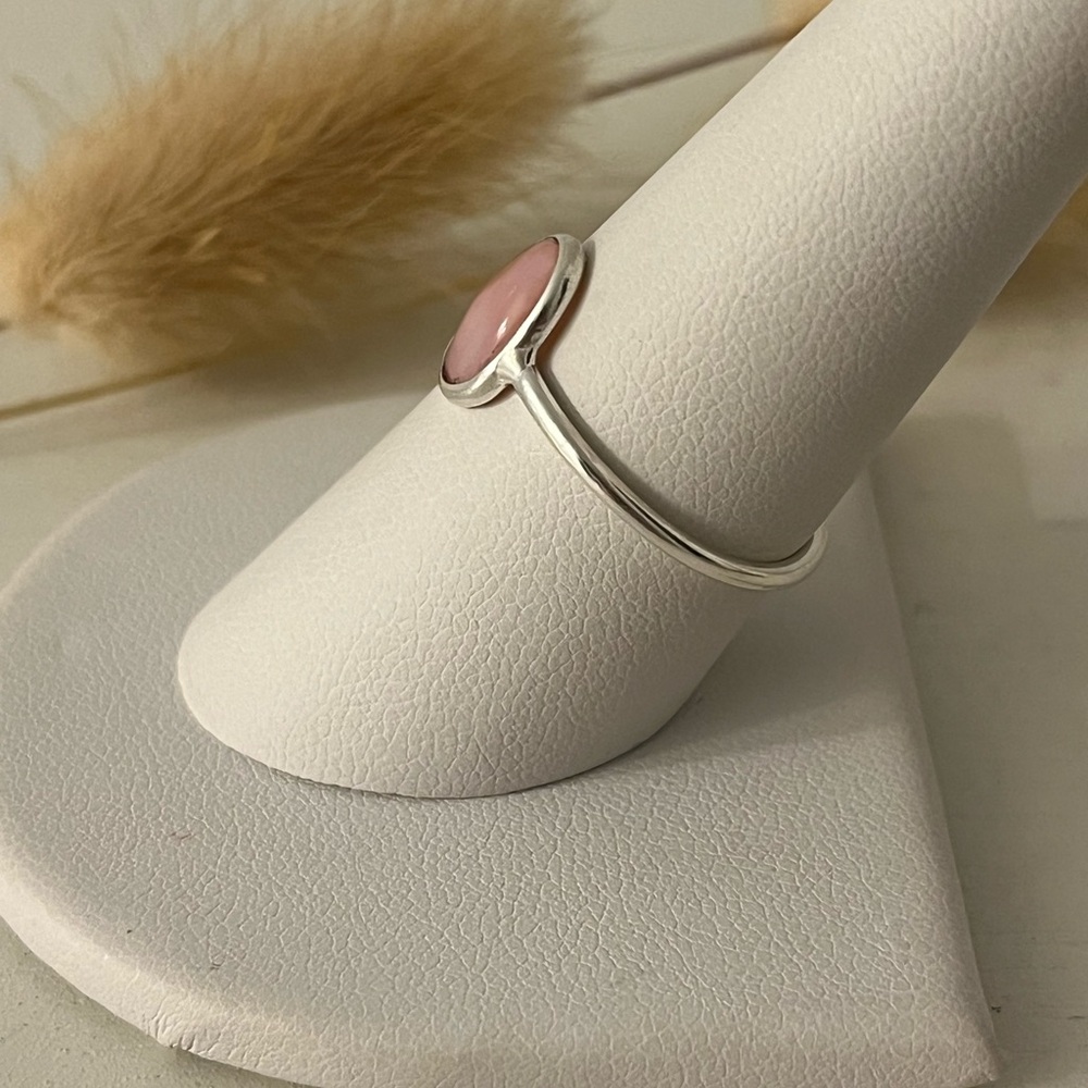 925 Solid Sterling Silver Minimal Stacker Ring Pi… - image 3